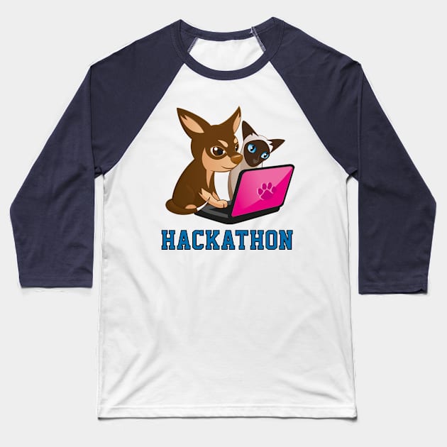 Hackathon Baseball T-Shirt by Dysfunctional Tee Shop